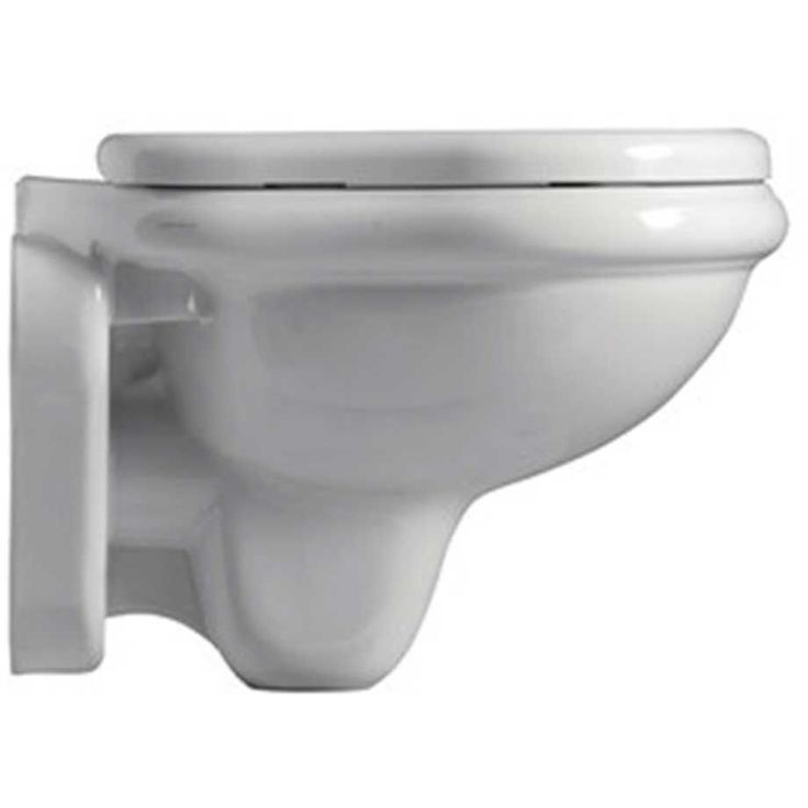 Seinä-WC-istuin Lavabo Retro, valkoinen
