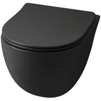 Seinä-WC-istuin Lavabo File 2.0, huuhtelukaulukseton, matta, eri värejä