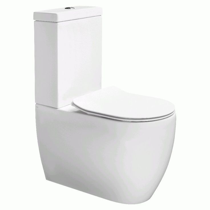 WC-istuin Lavabo Glomp, huuhtelukaulukseton, valkoinen