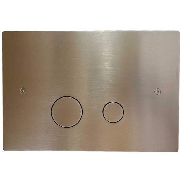 Huuhtelupainike Lavabo Luna, ruostumaton teräs