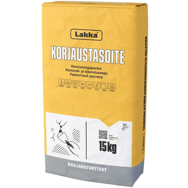 Korjaustasoite Lakka, 15kg