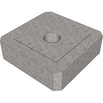 Perustuslaatta Lakka, 350x350x100mm