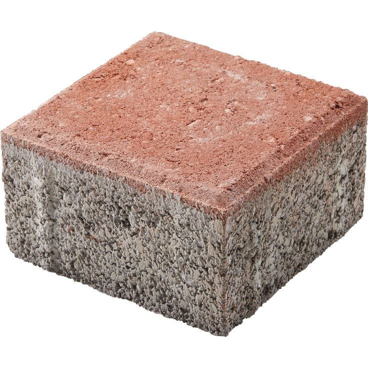 Pihakivi Lakka Nupukivi 80, 138x138mm, punainen
