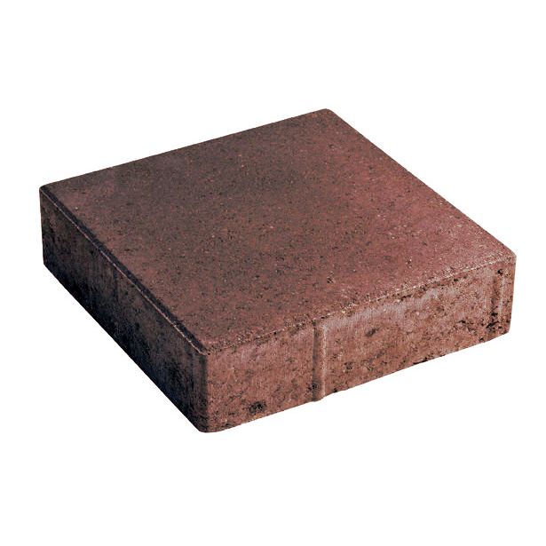 Pihakivi Lakka Katulaatta 80, 278x278x80mm, punainen