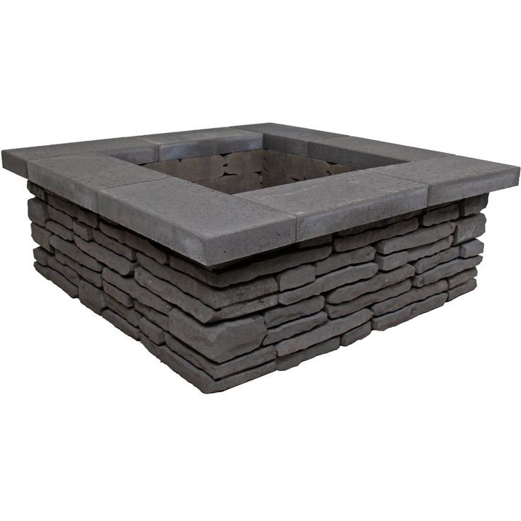 Nuotiopaikka Lakka Loimu + kansi, 1200x1200x420mm, musta