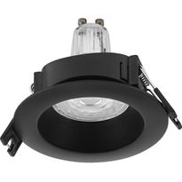 Alasvalo Osram Spot Set upotettava GU10 Press 2.6W 827 2700K musta, 5kpl/pkt