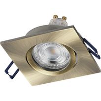 Alasvalo Osram Spot Set upotettava GU10 suunnattava neliö Click 4.5W 827 2700K, 3kpl/pkt