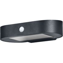 Aurinkokennoseinävalaisin liiketunnistimella Osram Endura Style ovaali 4W 3000K musta
