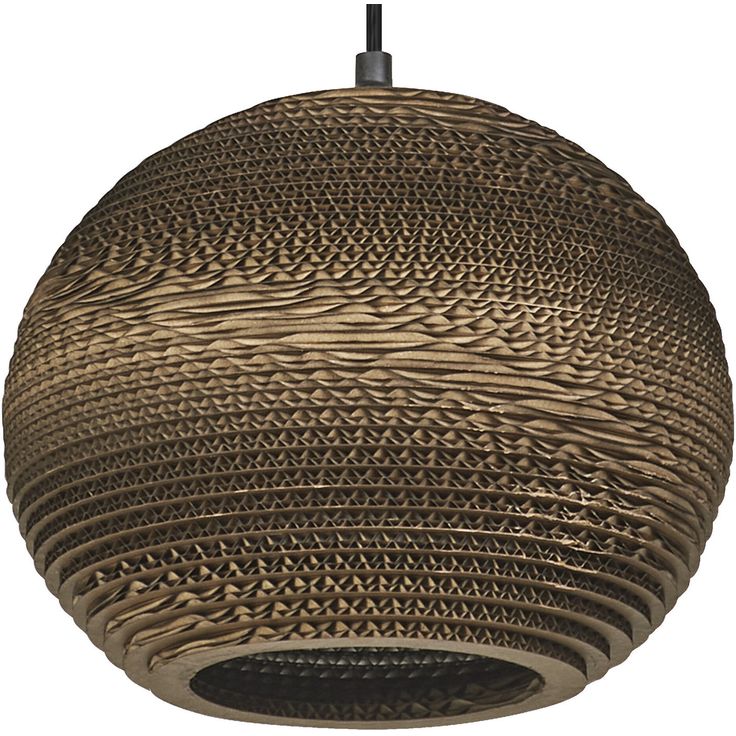 Riippuvalaisin Osram Decor Cardboard Ball E27 ruskea