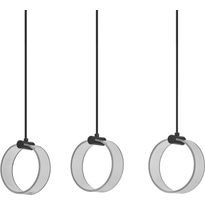Kattovalaisin Osram Decor Circle 3-osainen LN 20W Click CCT musta