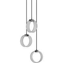 Kattovalaisin Osram Decor Circle 3-osainen PL 20W Click CCT musta