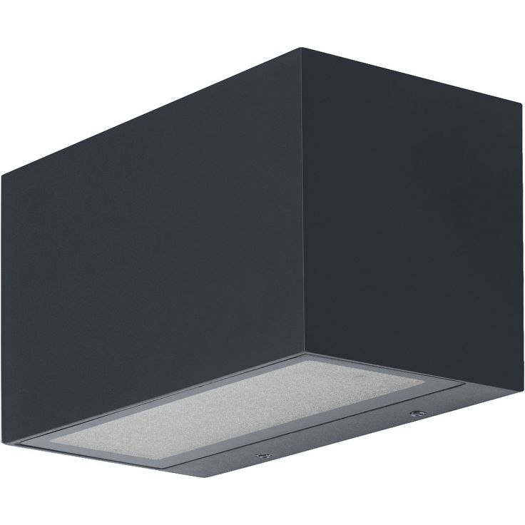 Ulkoseinävalaisin Osram Smart+ Wifi Brick Wide ylös/alas RGB + W 3000K tummanharmaa