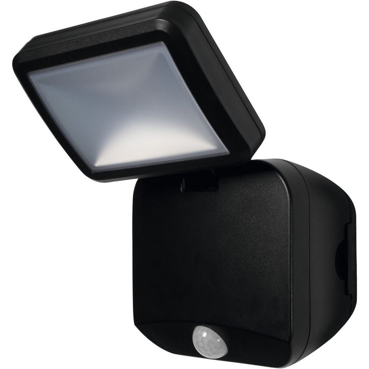 Ladattava ulkoseinävalaisin liiketunnistimella Osram LED Spotlight 4W 4000K IP54 musta