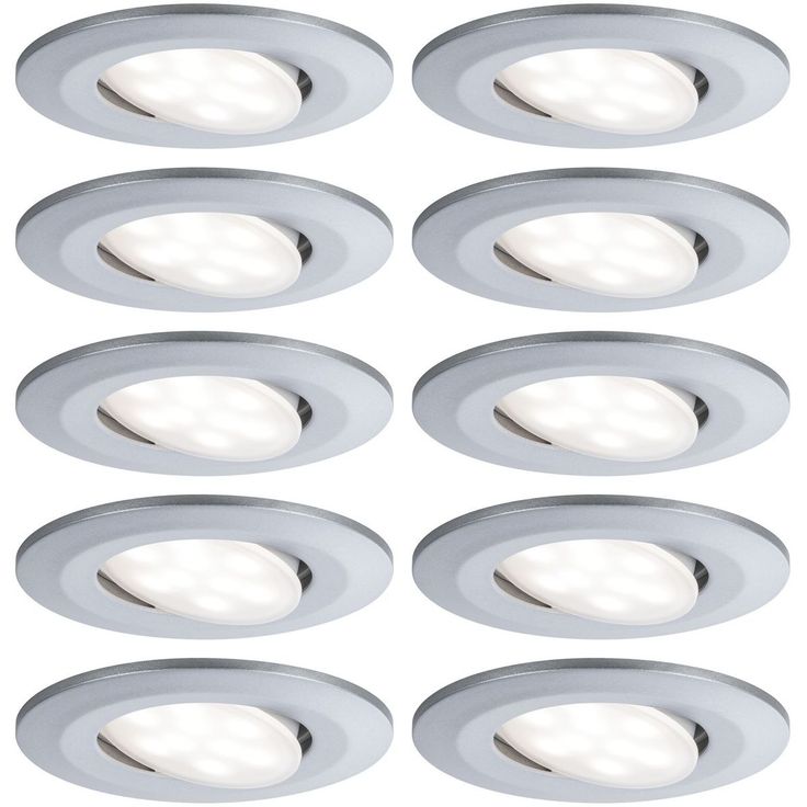 LED-Alasvalosetti Paulmann Calla 10-osainen suunnattava himmennettävä 4000K eri värejä