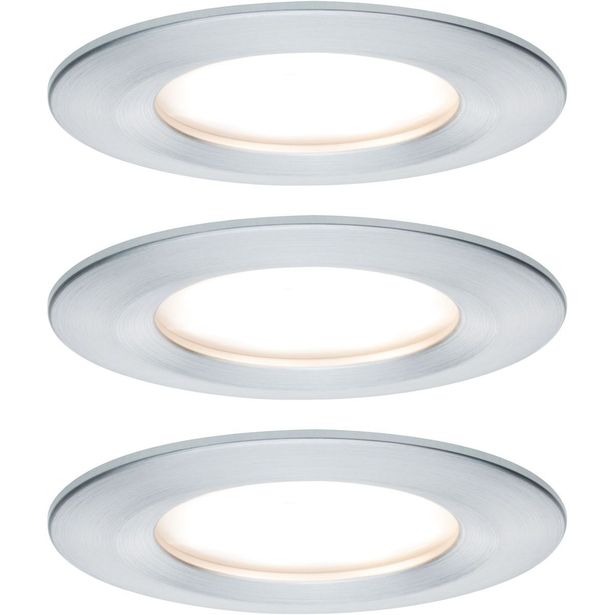 LED-Alasvalosetti Paulmann Nova 3-osainen IP44 2700K eri värejä