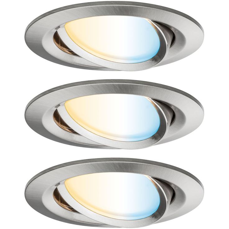 LED-Alasvalosetti Paulmann Nova Plus 3-osainen suunnattava säädettävä valosävy alumiini