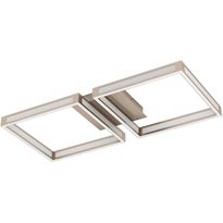 LED-Kattovalaisin Eglo Altaflor, 2-osainen, 65x30cm, harjattu teräs