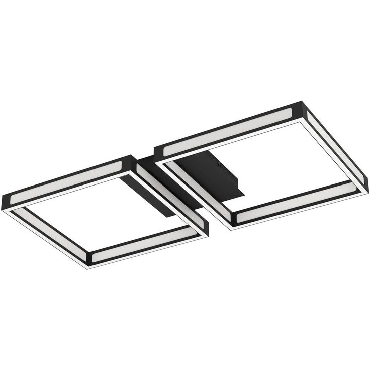 LED Kattovalaisin Eglo Altaflor 2-osainen 65x30cm musta
