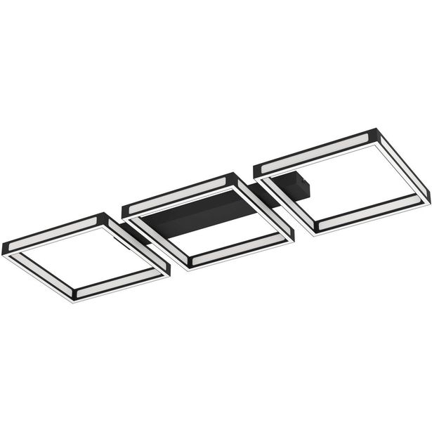 LED Kattovalaisin Eglo Altaflor 3-osainen 100x31,5cm musta