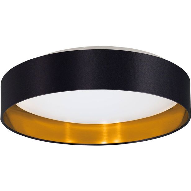 LED Kattovalaisin Eglo Maserlo 2 Ø38cm musta