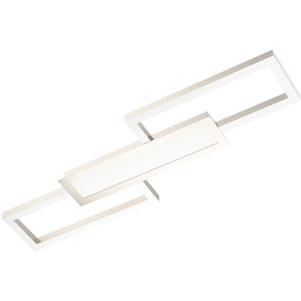LED Kattovalaisin Eglo Monirote 3-osainen 78x4,5cm harjattu teräs
