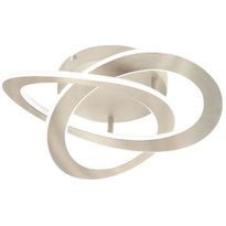 LED-Kattovalaisin Eglo Rolimare, 35W, 42x40cm, satiininikkeli/valkoinen