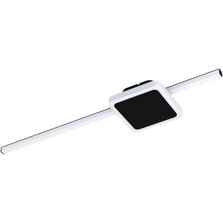 LED Kattovalaisin Eglo Sarginto 59x13cm valkoinen/musta
