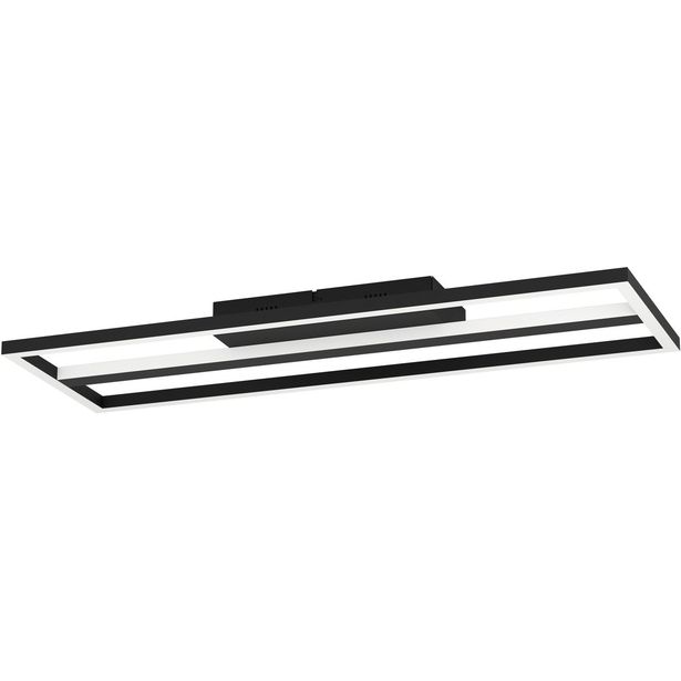 LED Kattovalaisin Eglo connect z Calagrano z 21W 64x22x5cm RGBW musta valkoinen