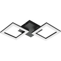 LED-Kattovalaisin Eglo connect.z Paranday-z, 15.5W, 47x22,5x6cm, musta/valkoinen