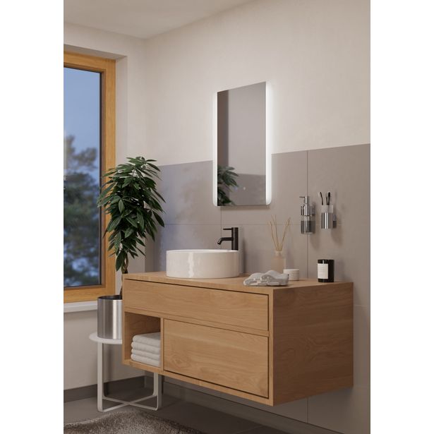 LED Peilivalaisin Eglo Touch Buenavista 2 50x70cm hopea