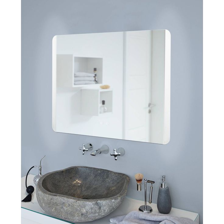 LED Peilivalaisin Eglo Touch Buenavista 2 80x60cm hopea