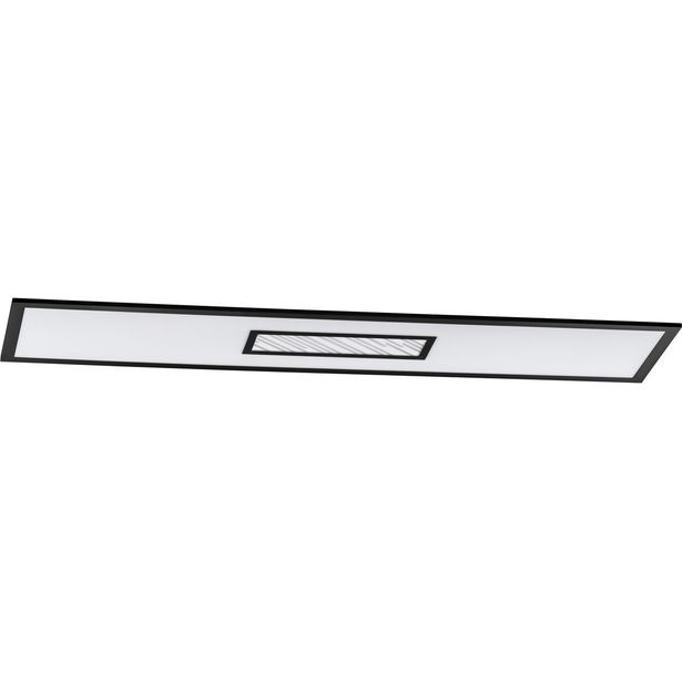 LED Plafondi Eglo Bordonara 35W 119 5x29 5cm kaukosäädin RGBW musta valkoinen