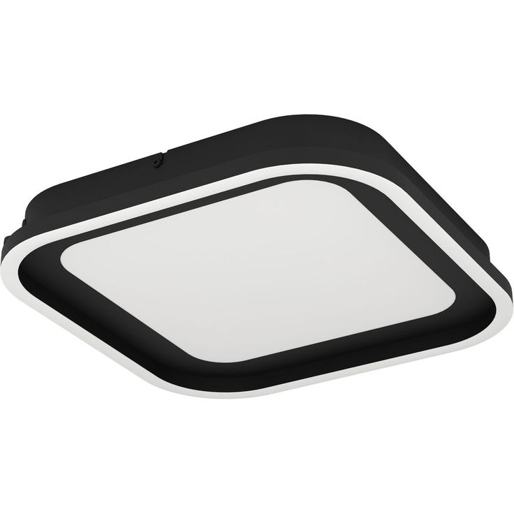 LED Plafondi Eglo Calagrano 11W 10W 37 5x37 5cm värivaihto  kaukosäädin musta valkoinen