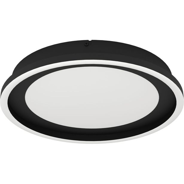 LED Plafondi Eglo Calagrano Ø38cm värivaihto  kaukosäädin musta valkoinen