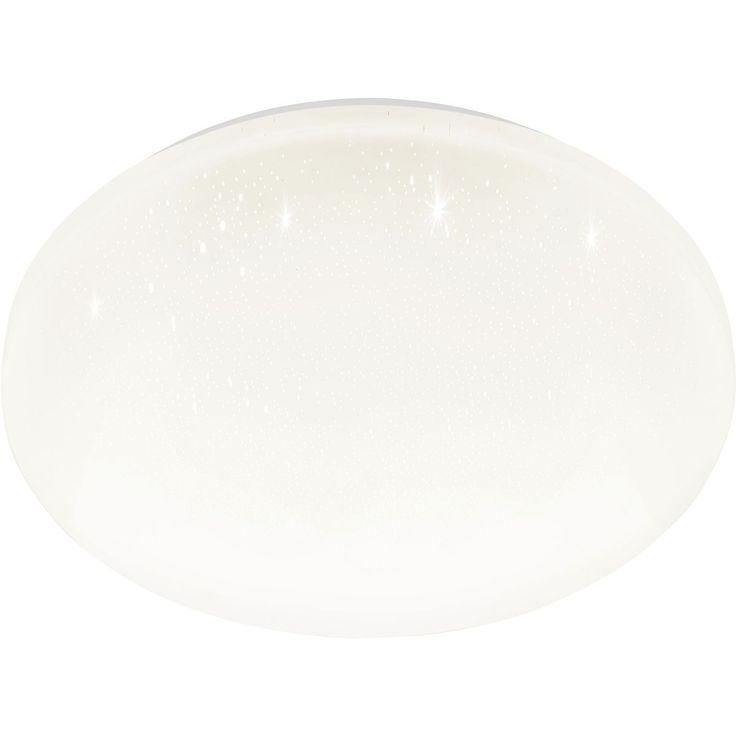 LED Plafondi Eglo Frania s 18W Ø31cm valkoinen kristalliefekti