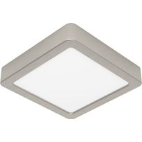 LED-Plafondi Eglo Fueva 5, himmennettävä, mattanikkeli/valkoinen, eri kokoja