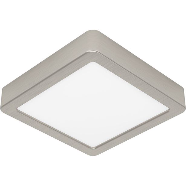 LED-Plafondi Eglo Fueva 5 himmennettävä mattanikkeli/valkoinen eri kokoja