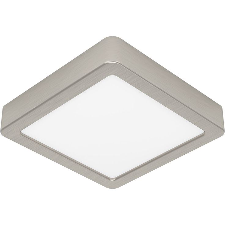 LED-Plafondi Eglo Fueva 5 himmennettävä mattanikkeli/valkoinen eri kokoja