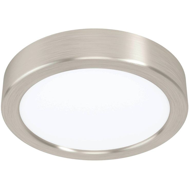 LED Plafondi Eglo Fueva 5 Ø16cm 3000K harjattu teräs pinta asennettava