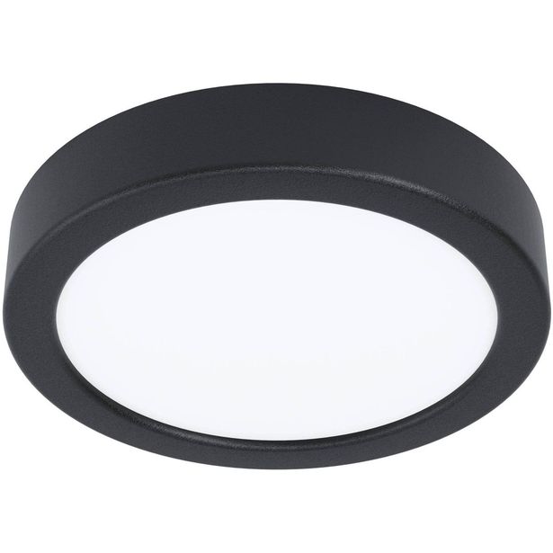 LED Plafondi Eglo Fueva 5 Ø16cm 3000K musta pinta asennettava