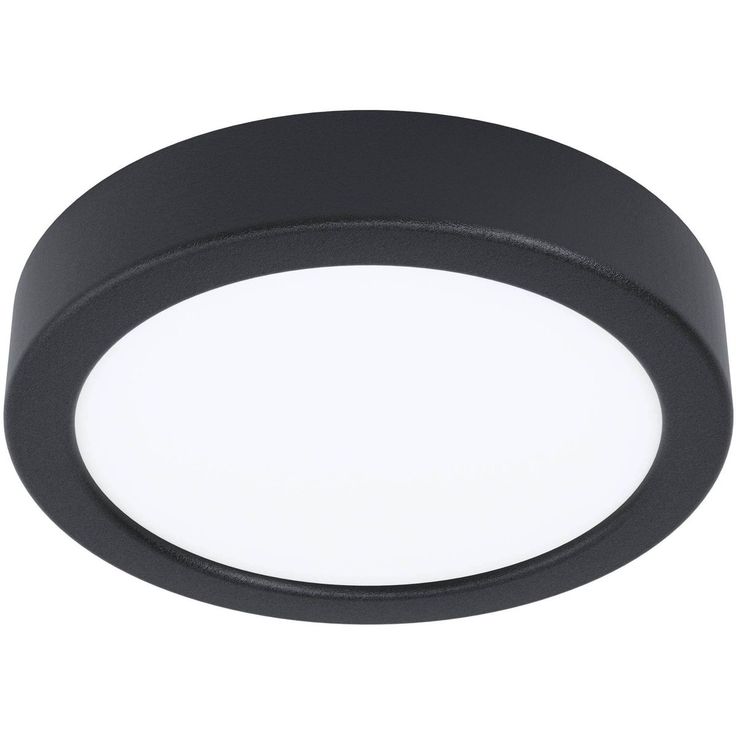 LED Plafondi Eglo Fueva 5 Ø16cm 3000K musta pinta asennettava