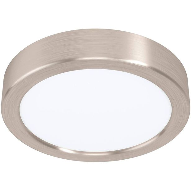 LED Plafondi Eglo Fueva 5 Ø16cm 4000K harjattu teräs pinta asennettava