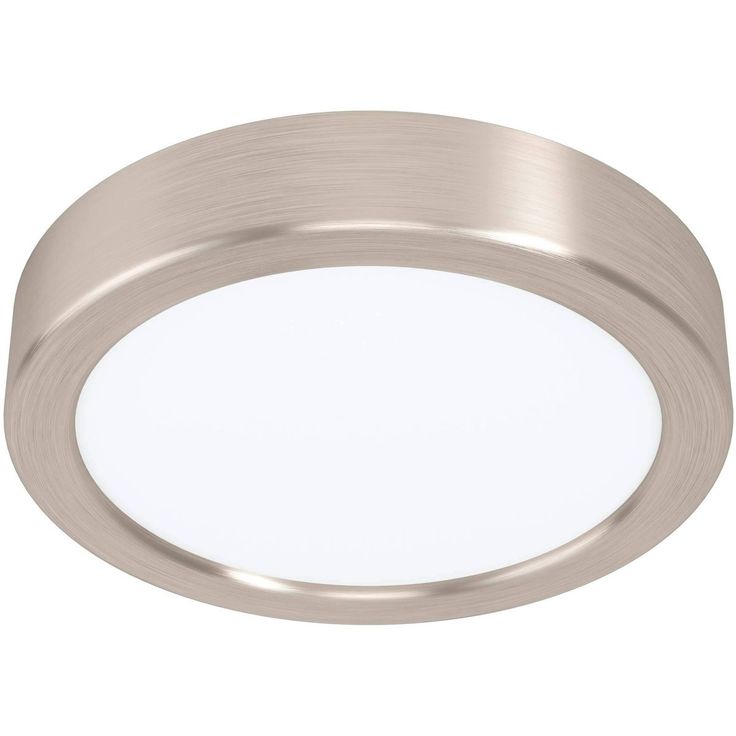LED Plafondi Eglo Fueva 5 Ø16cm 4000K harjattu teräs pinta asennettava