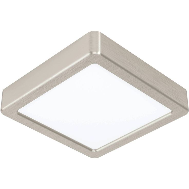 LED Plafondi Eglo Fueva 5 16x16cm 3000K harjattu teräs pinta asennettava