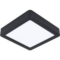LED-Plafondi Eglo Fueva 5, 4000K, musta, pinta-asennettava, vaihdettava LED, eri kokoja