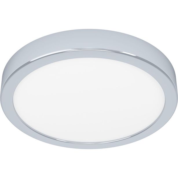 LED Plafondi Eglo Fueva 5 17W Ø21cm IP44 kromi valkoinen