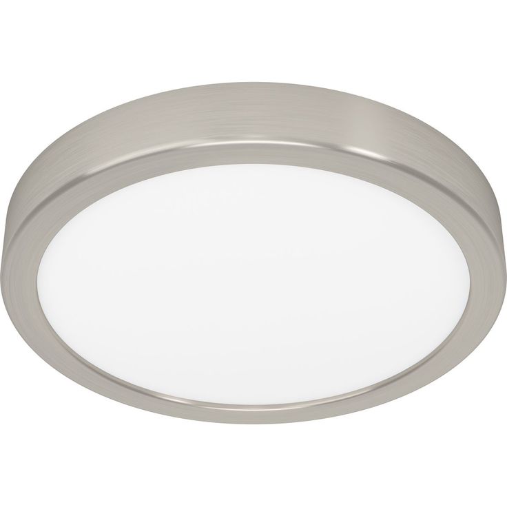 LED-Plafondi Eglo Fueva 5 himmennettävä pyöreä mattanikkeli/valkoinen eri kokoja