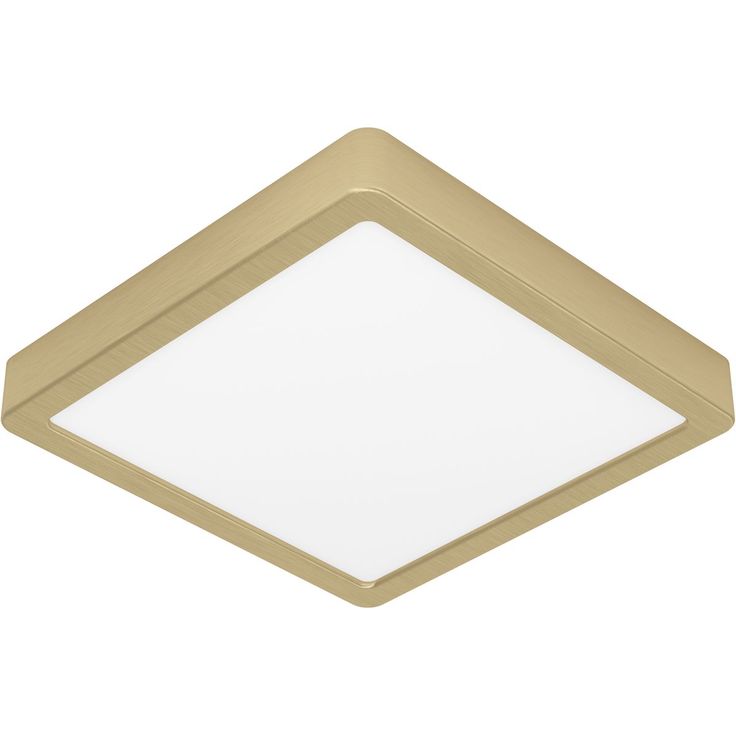 LED-Plafondi Eglo Fueva 5 harjattu messinki/valkoinen eri kokoja