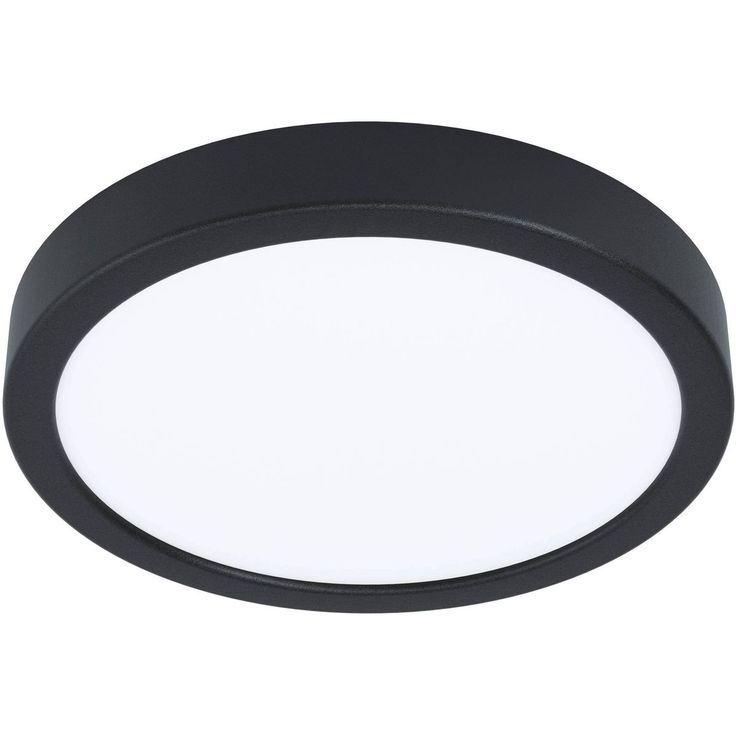 LED Plafondi Eglo Fueva 5 Ø21cm 3000K musta pinta asennettava himmennin