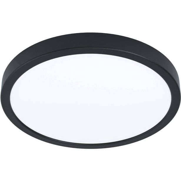 LED Plafondi Eglo Fueva 5 Ø28,5cm 3000K musta pinta asennettava